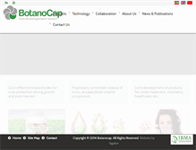 Tablet Screenshot of botanocap.com